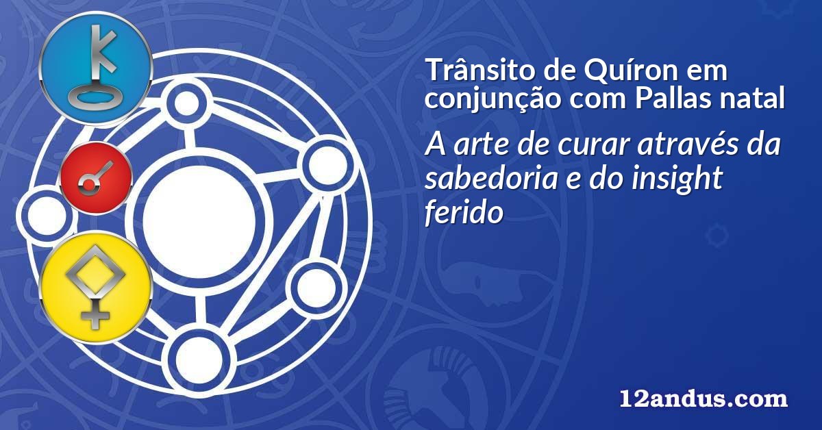 Trânsito de Quíron em conjunção com Pallas natal