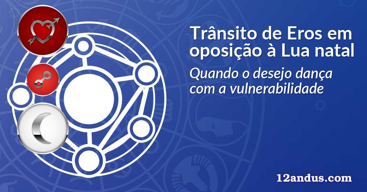 Trânsito de Eros em oposição à Lua natal