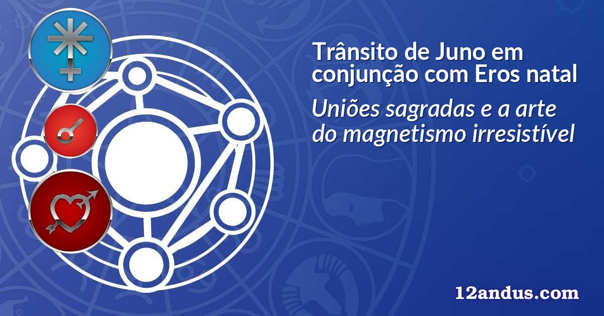 Trânsito de Juno em conjunção com Eros natal