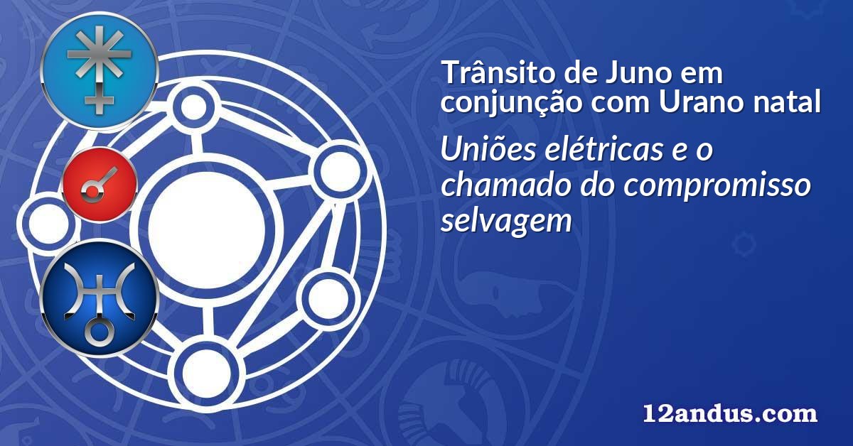 Trânsito de Juno em conjunção com Urano natal