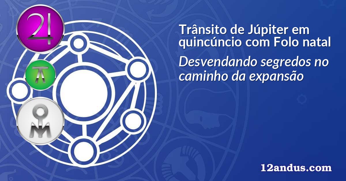 Trânsito de Júpiter em quincúncio com Folo natal