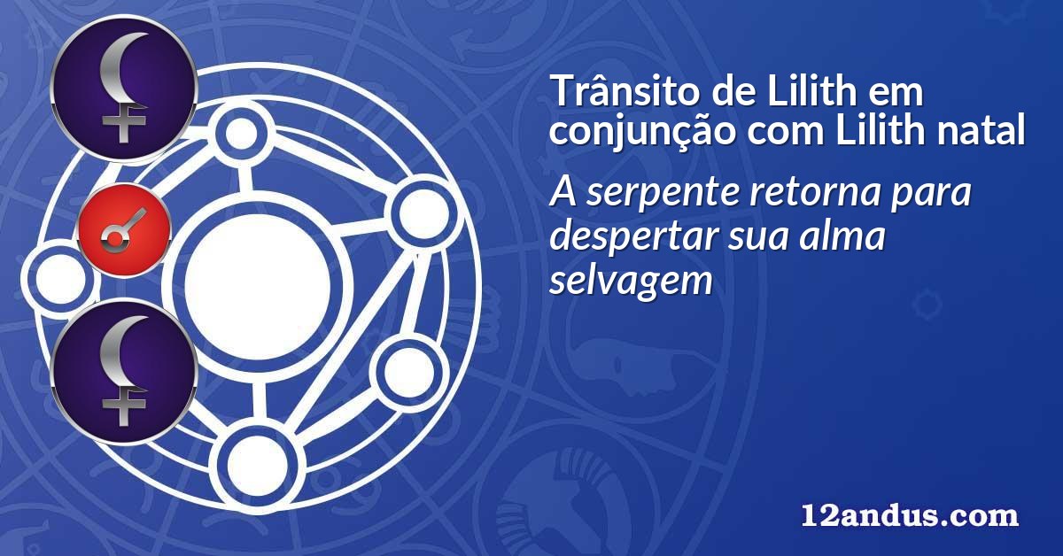 Trânsito de Lilith em conjunção com Lilith natal