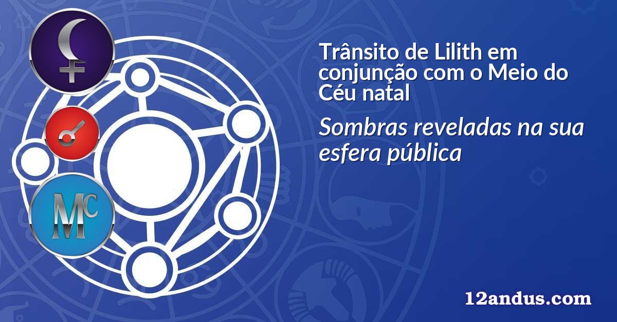 Trânsito de Lilith em conjunção com o Meio do Céu natal