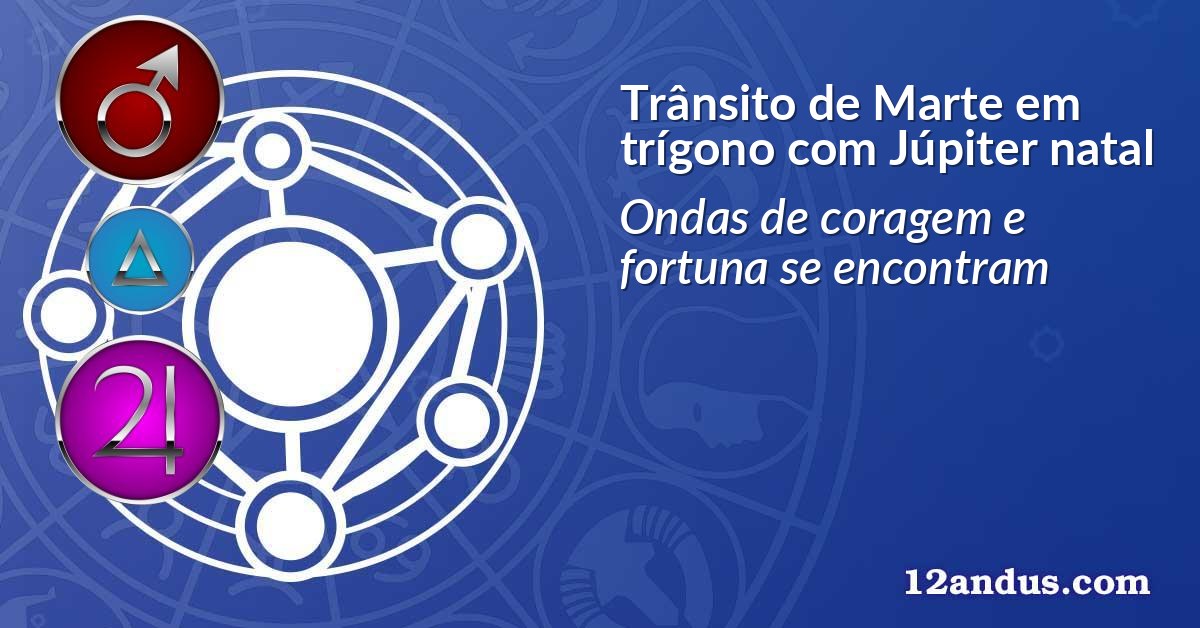 Trânsito de Marte em trígono com Júpiter natal