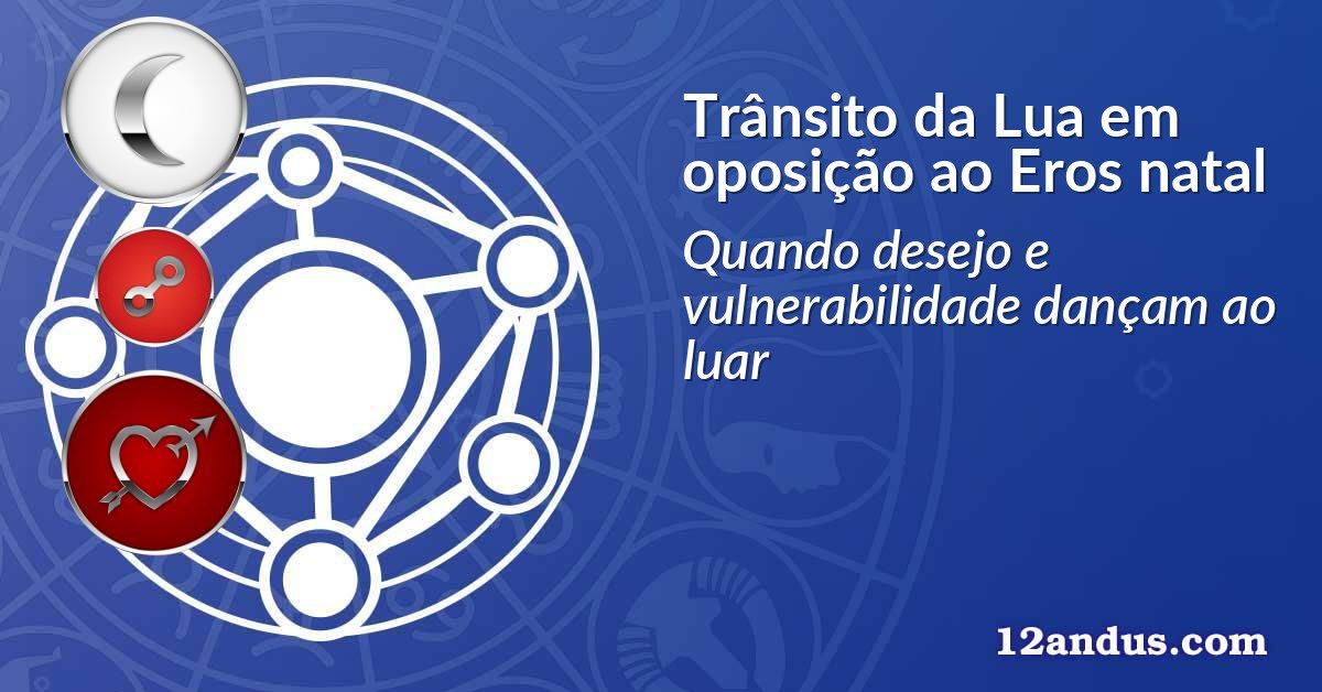 Trânsito da Lua em oposição ao Eros natal