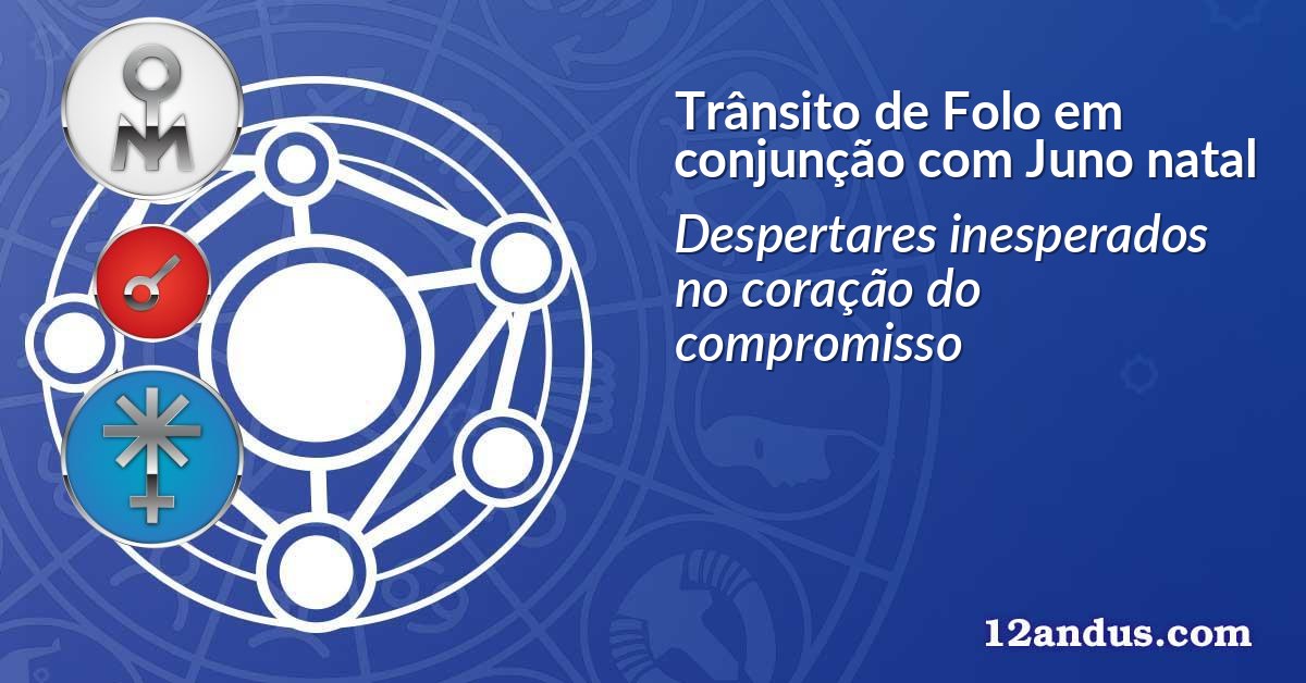 Trânsito de Folo em conjunção com Juno natal