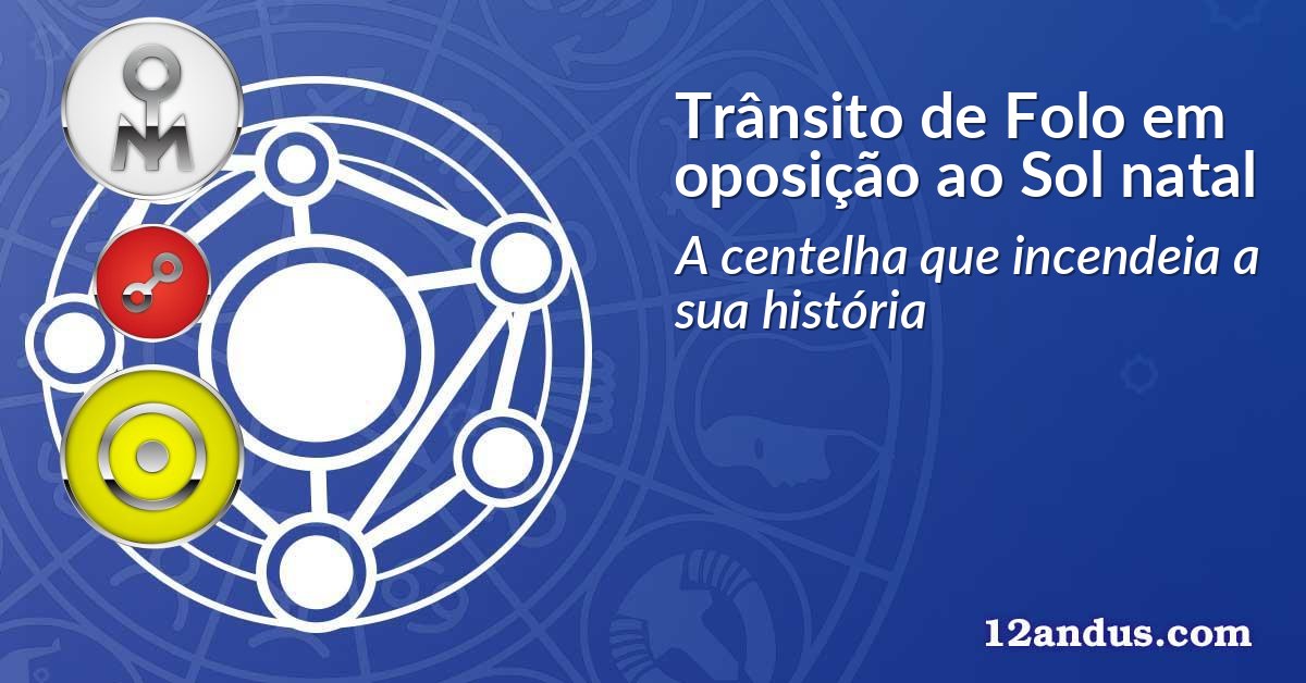 Trânsito de Folo em oposição ao Sol natal
