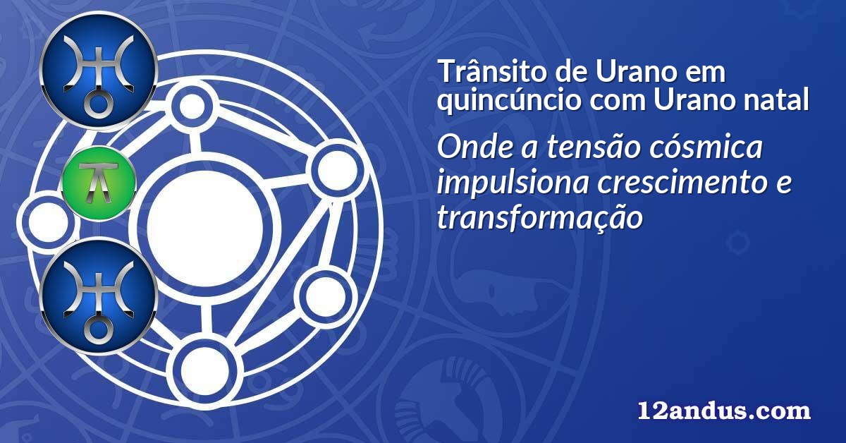 Trânsito de Urano em quincúncio com Urano natal