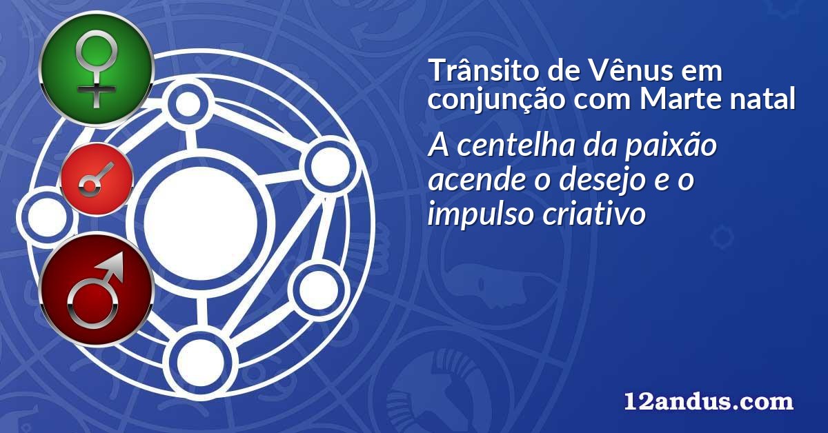 Trânsito de Vênus em conjunção com Marte natal