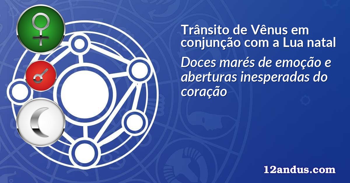 Trânsito de Vênus em conjunção com a Lua natal