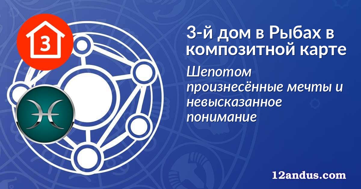 3-й дом в Рыбах в композитной карте