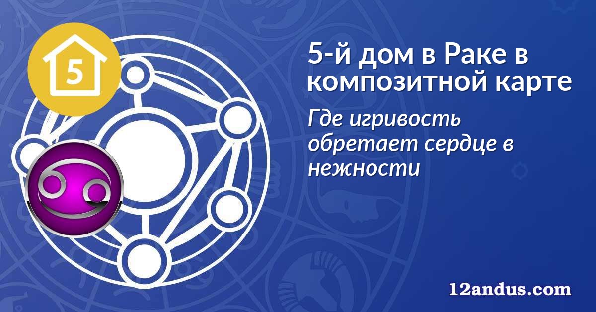 5-й дом в Раке в композитной карте