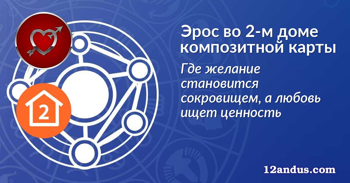Эрос во 2-м доме композитной карты