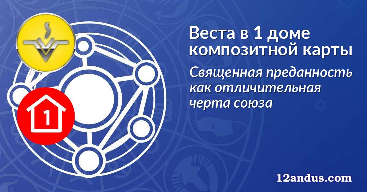 Веста в 1 доме композитной карты