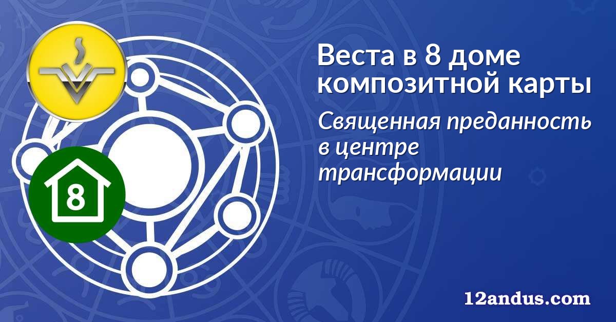 Веста в 8 доме композитной карты