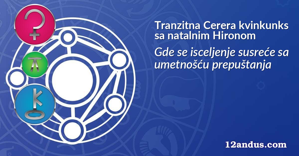 Tranzitna Cerera kvinkunks sa natalnim Hironom