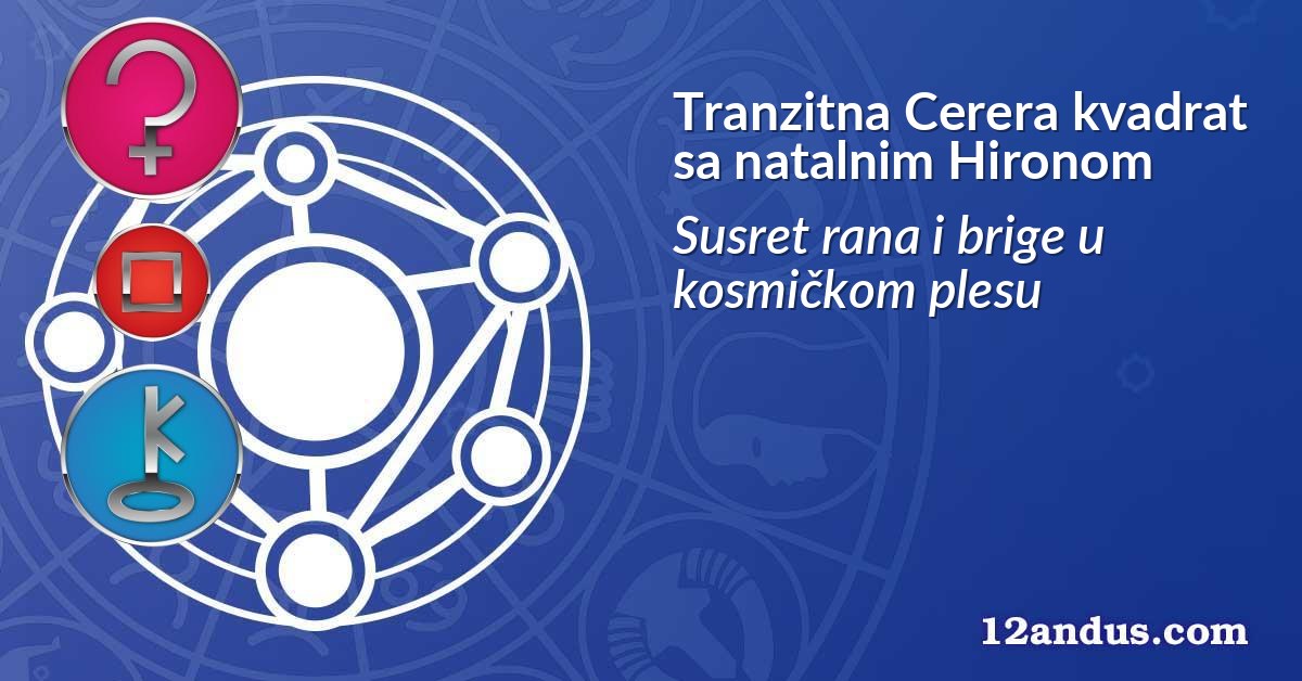 Tranzitna Cerera kvadrat sa natalnim Hironom