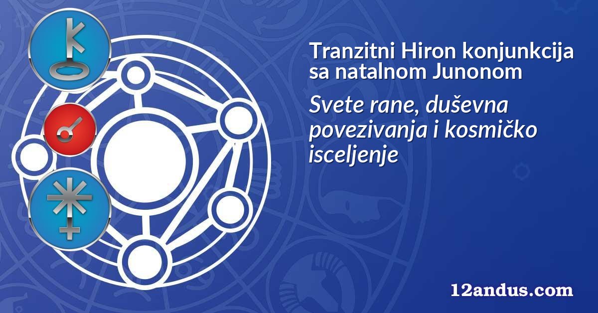 Tranzitni Hiron konjunkcija sa natalnom Junonom