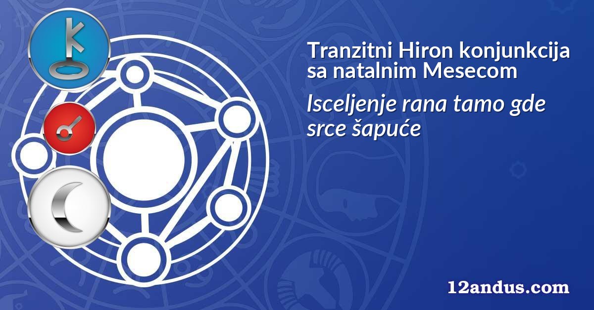 Tranzitni Hiron konjunkcija sa natalnim Mesecom