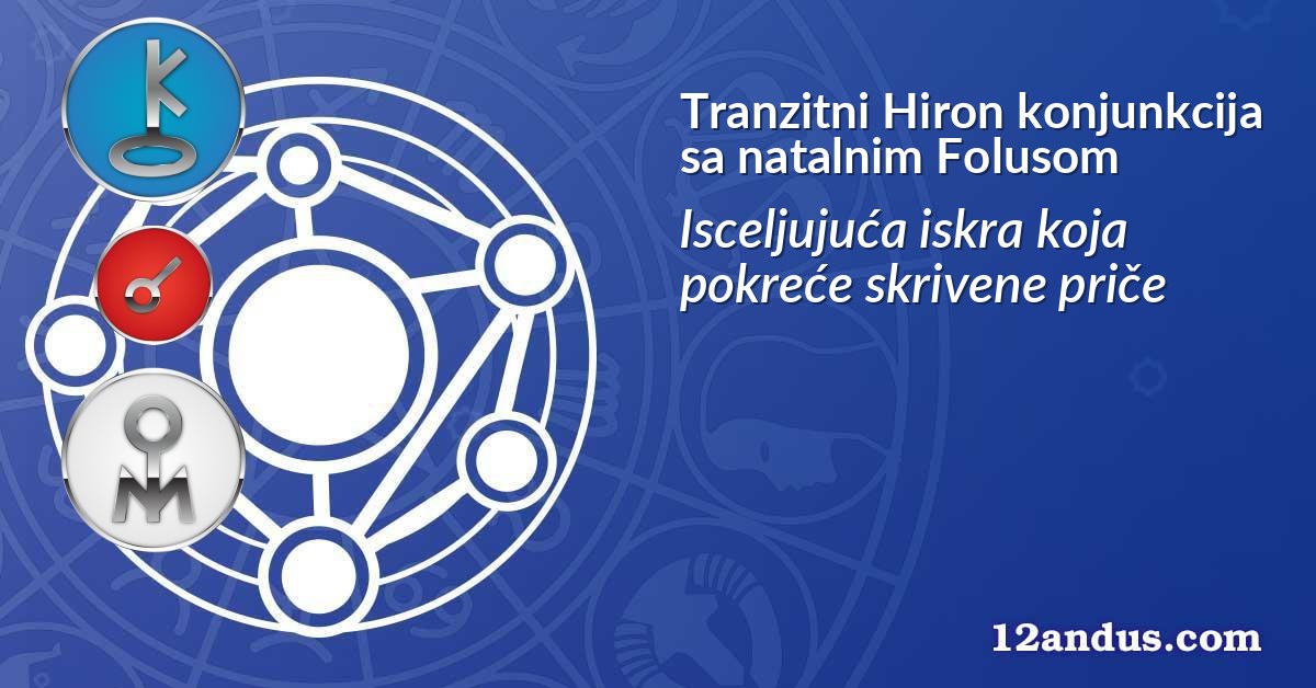 Tranzitni Hiron konjunkcija sa natalnim Folusom