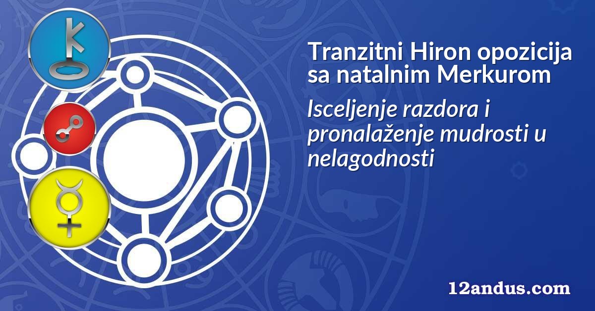 Tranzitni Hiron opozicija sa natalnim Merkurom