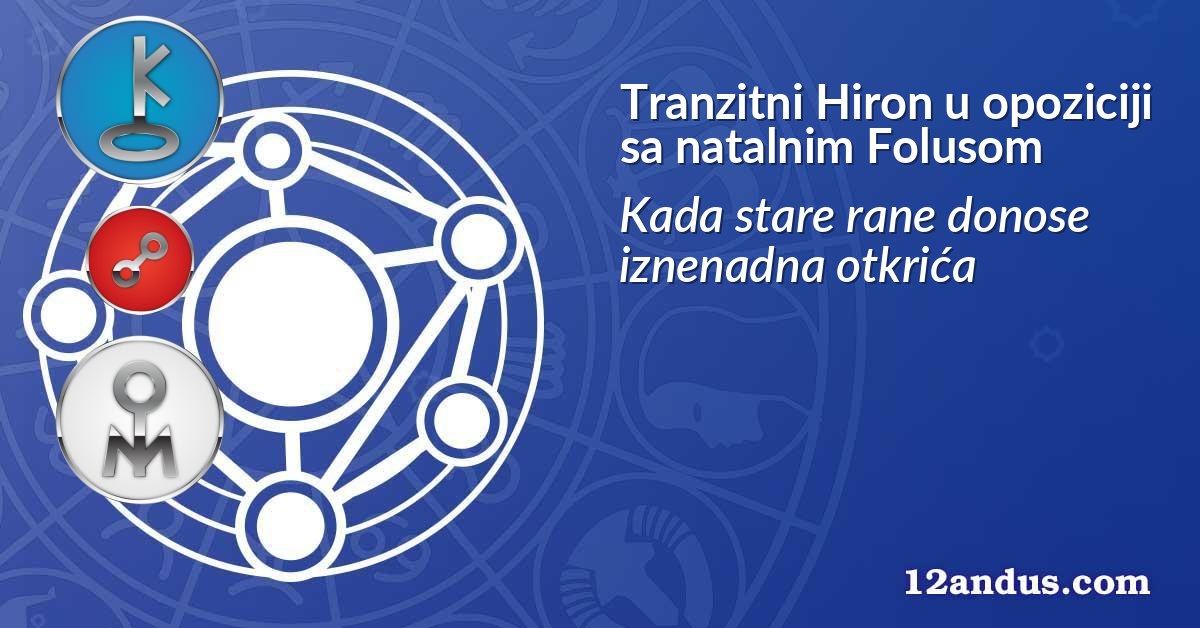 Tranzitni Hiron u opoziciji sa natalnim Folusom