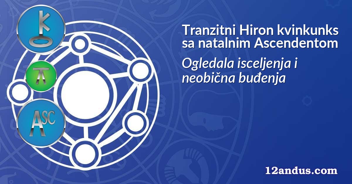 Tranzitni Hiron kvinkunks sa natalnim Ascendentom