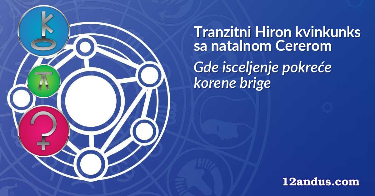 Tranzitni Hiron kvinkunks sa natalnom Cererom