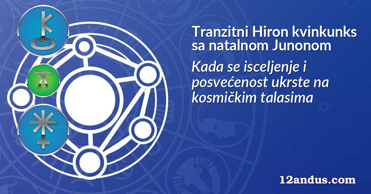 Tranzitni Hiron kvinkunks sa natalnom Junonom