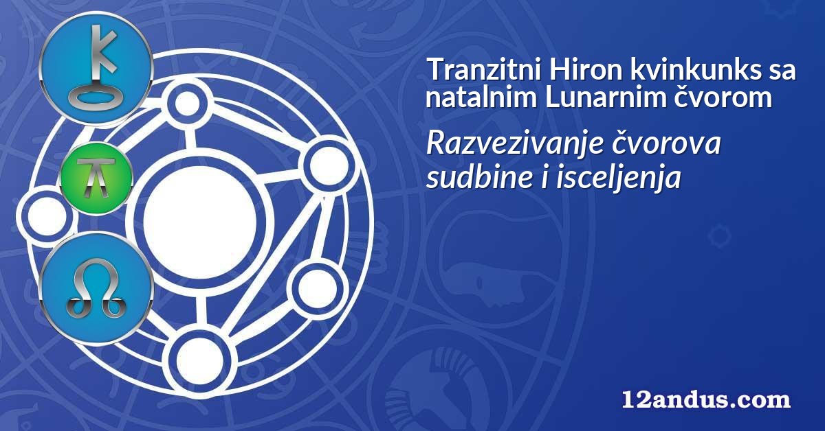 Tranzitni Hiron kvinkunks sa natalnim Lunarnim čvorom