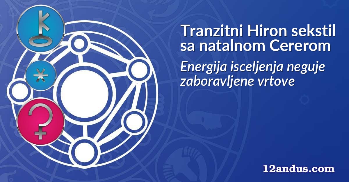 Tranzitni Hiron sekstil sa natalnom Cererom