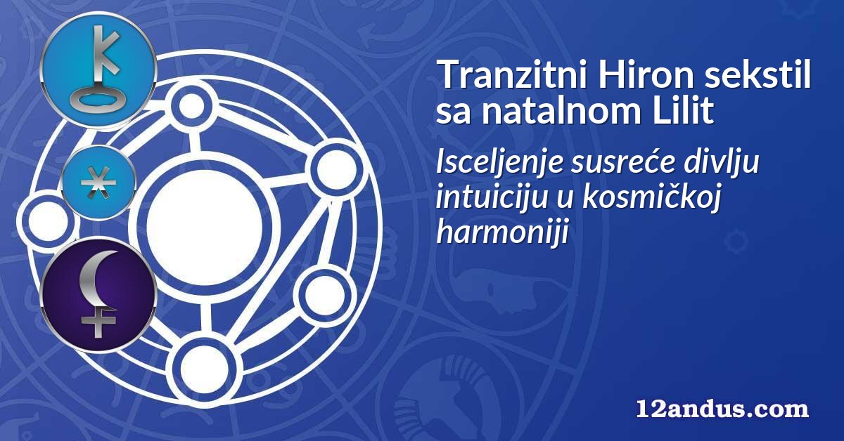Tranzitni Hiron sekstil sa natalnom Lilit