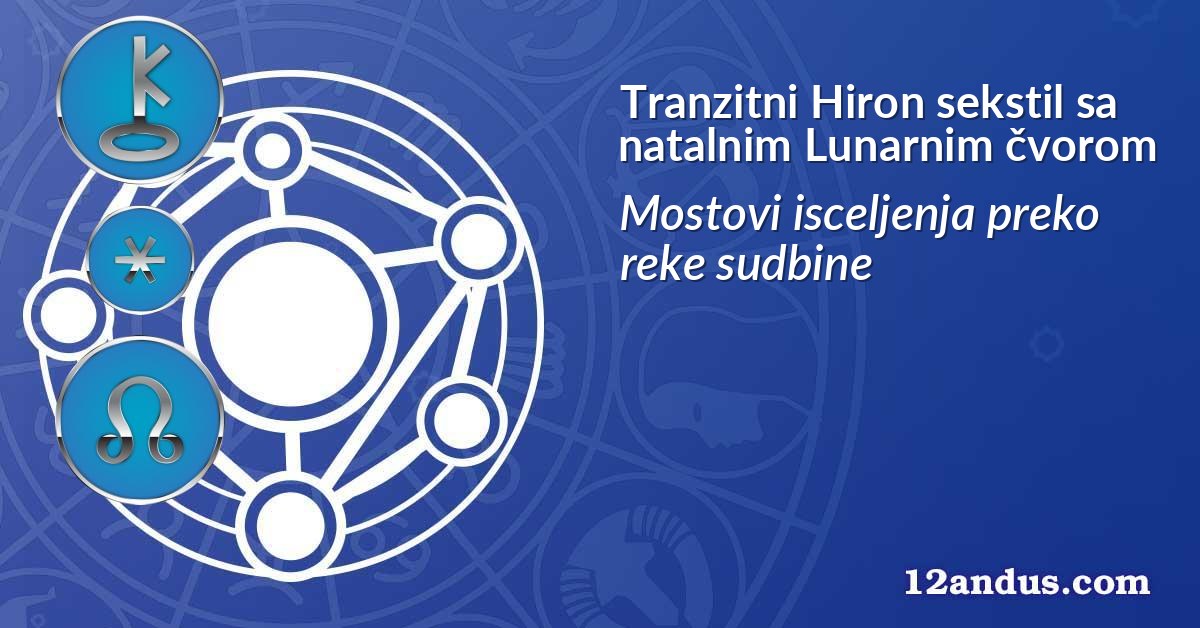 Tranzitni Hiron sekstil sa natalnim Lunarnim čvorom