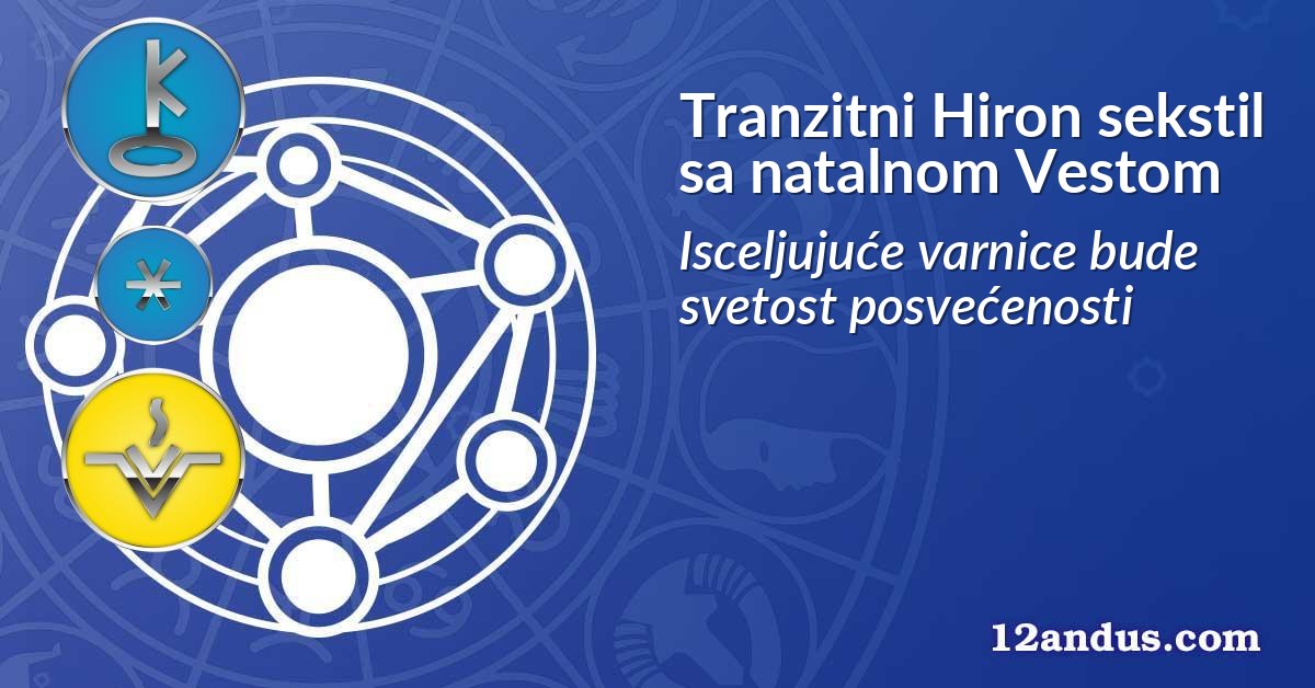 Tranzitni Hiron sekstil sa natalnom Vestom