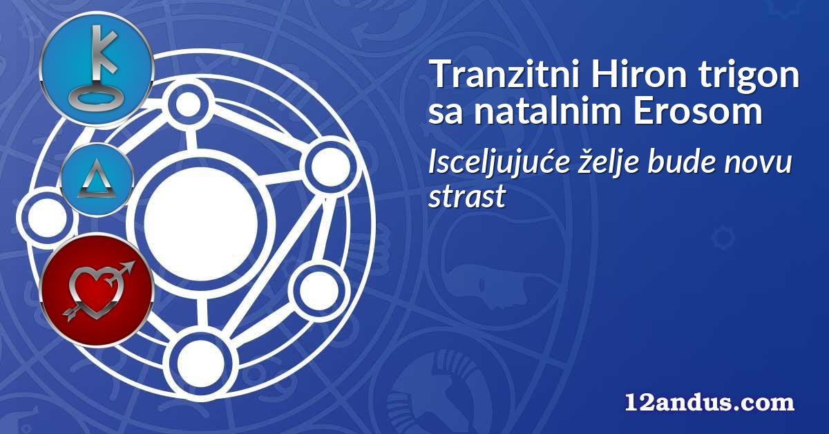 Tranzitni Hiron trigon sa natalnim Erosom