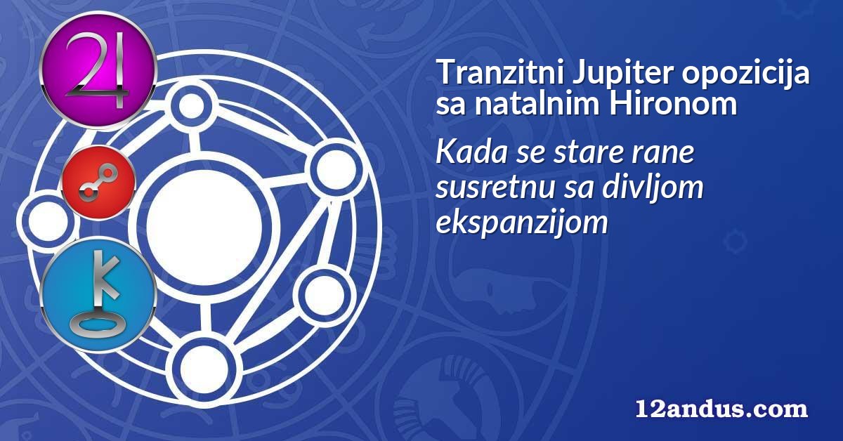 Tranzitni Jupiter opozicija sa natalnim Hironom
