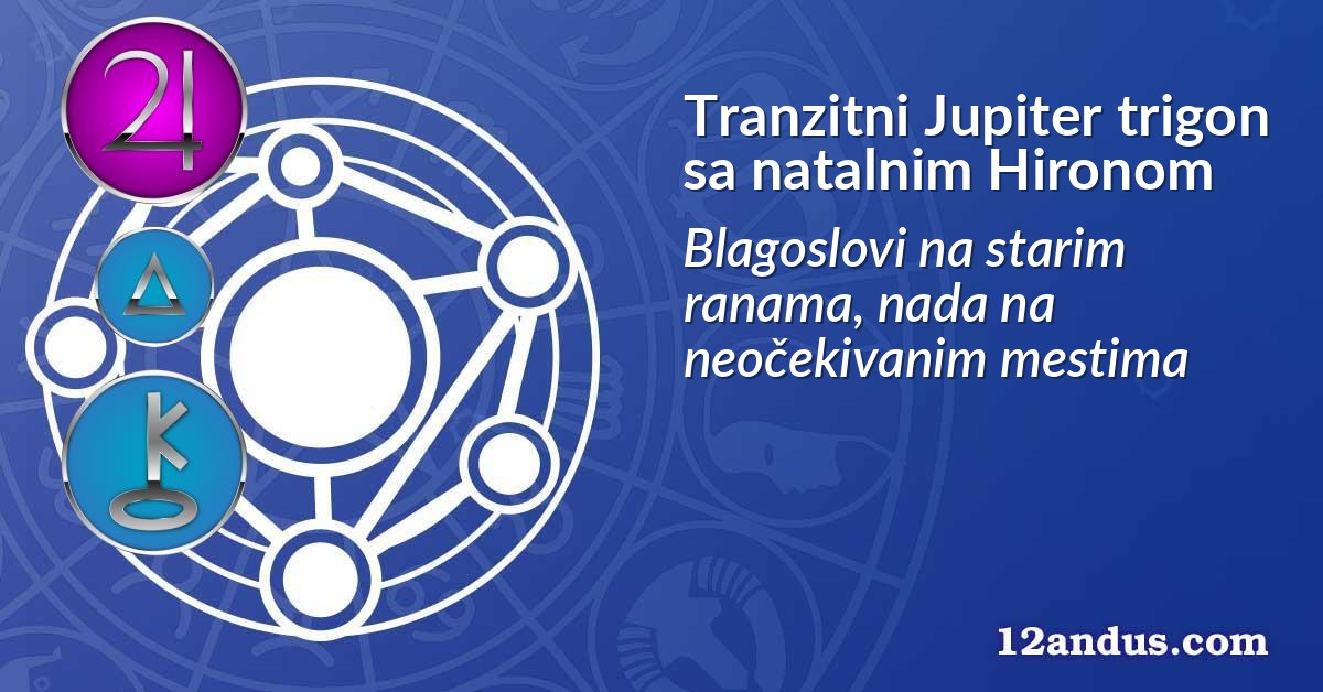 Tranzitni Jupiter trigon sa natalnim Hironom