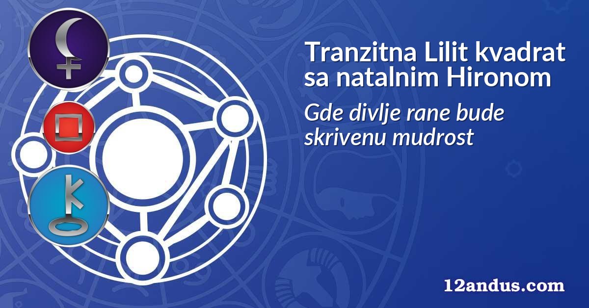 Tranzitna Lilit kvadrat sa natalnim Hironom