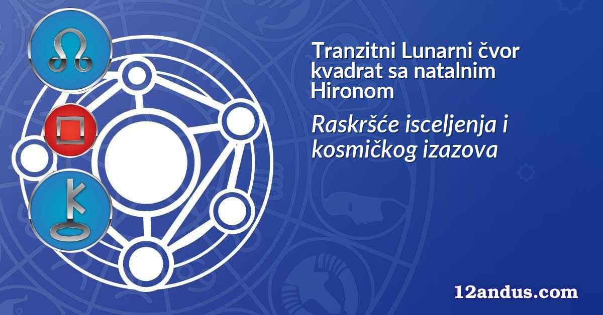 Tranzitni Lunarni čvor kvadrat sa natalnim Hironom