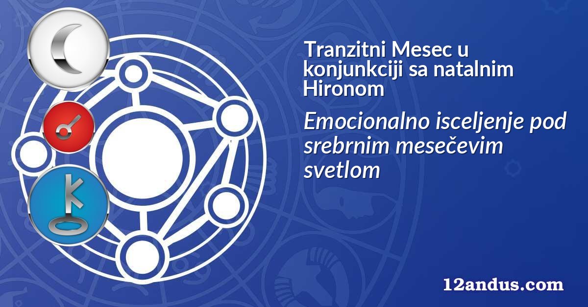 Tranzitni Mesec u konjunkciji sa natalnim Hironom