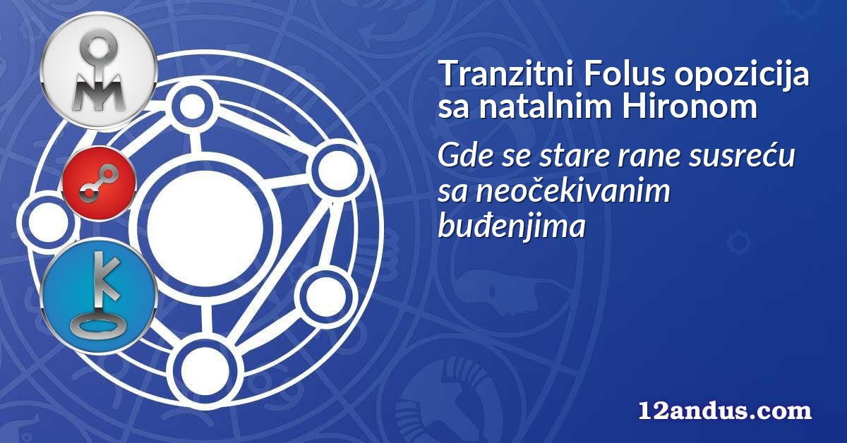Tranzitni Folus opozicija sa natalnim Hironom