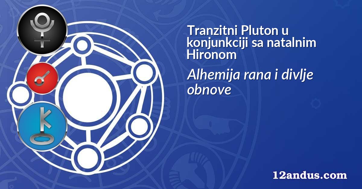 Tranzitni Pluton u konjunkciji sa natalnim Hironom