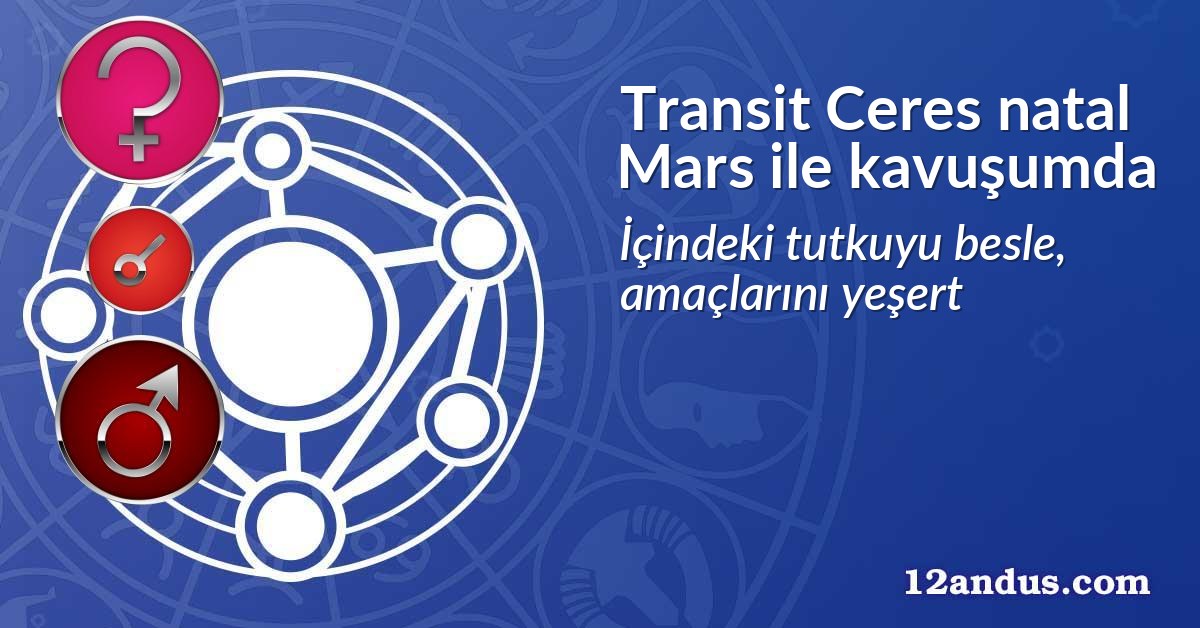 Transit Ceres natal Mars ile kavuşumda