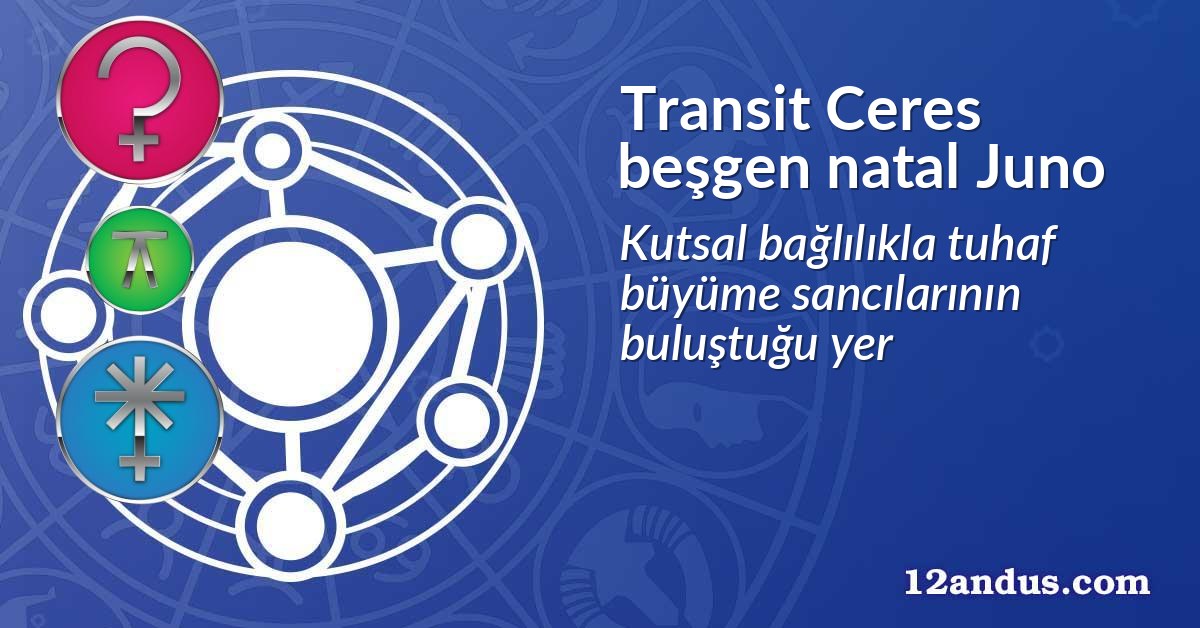 Transit Ceres beşgen natal Juno