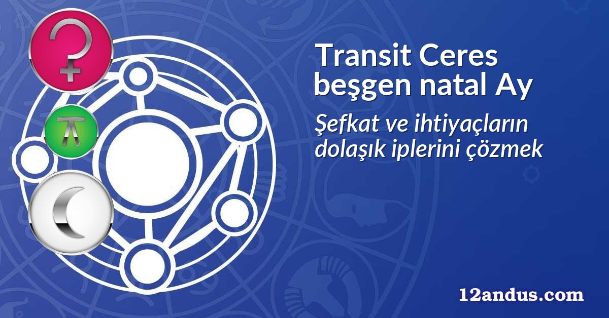 Transit Ceres beşgen natal Ay