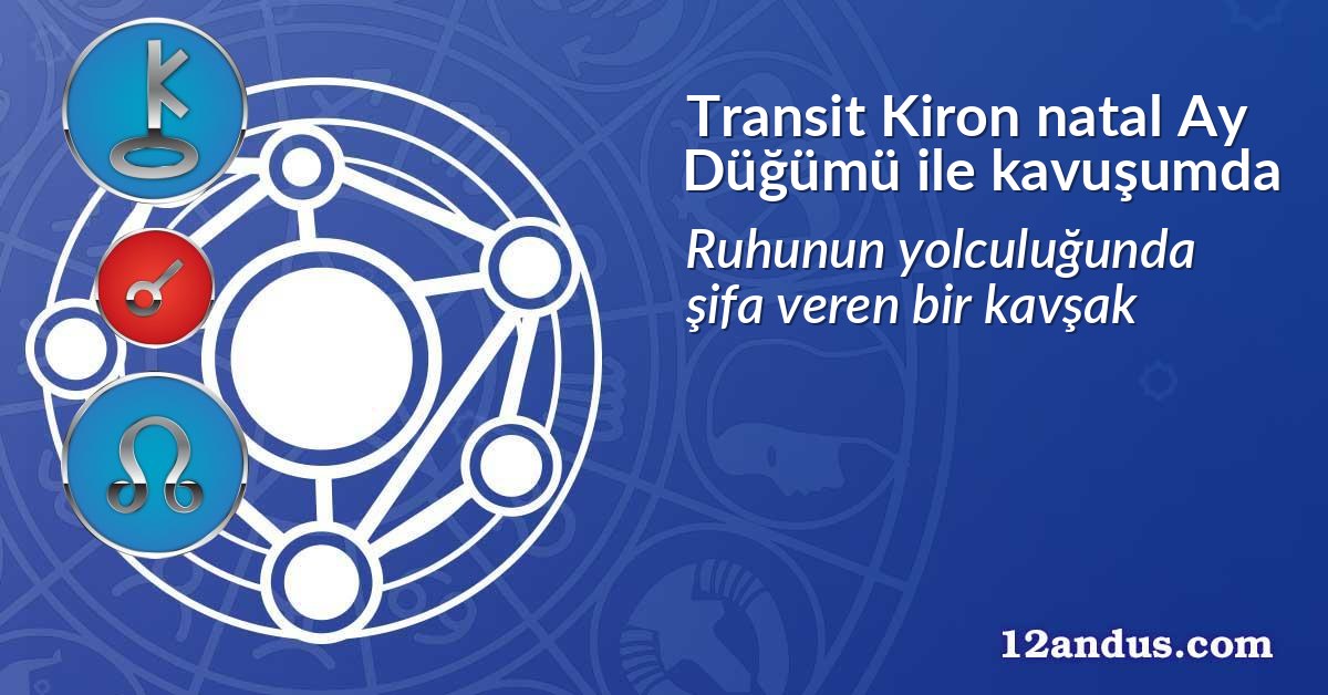 Transit Kiron natal Ay Düğümü ile kavuşumda