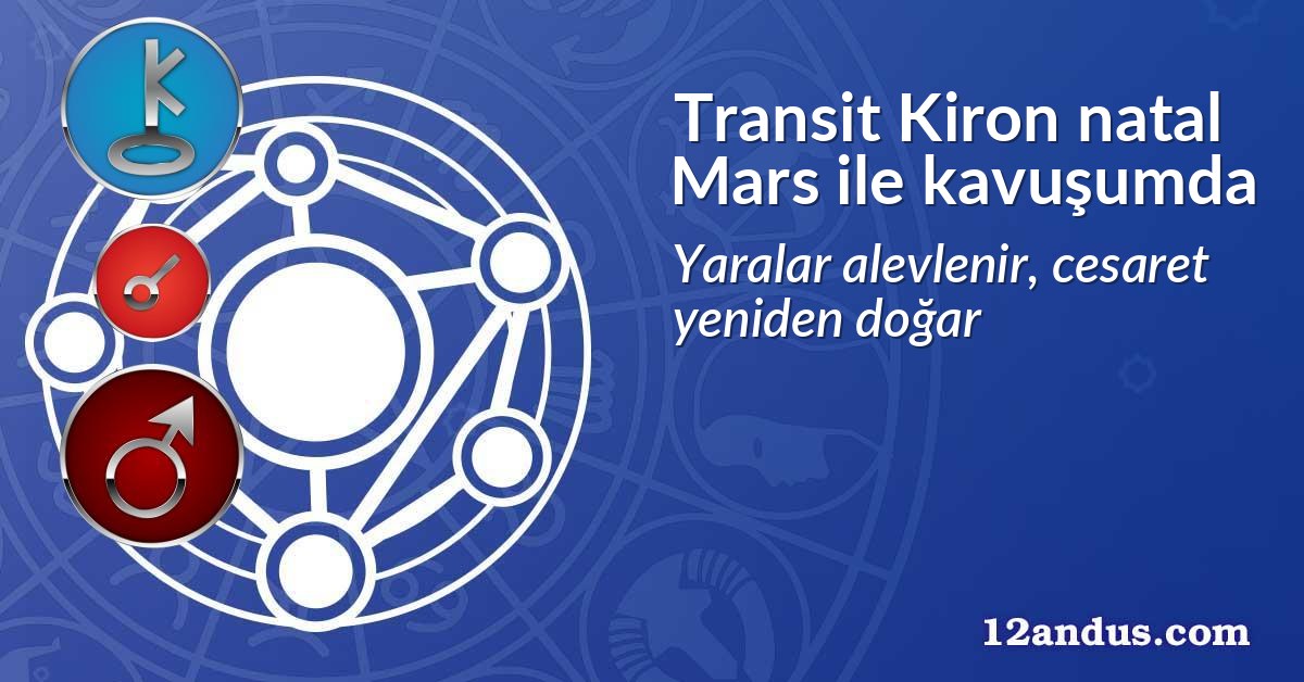 Transit Kiron natal Mars ile kavuşumda