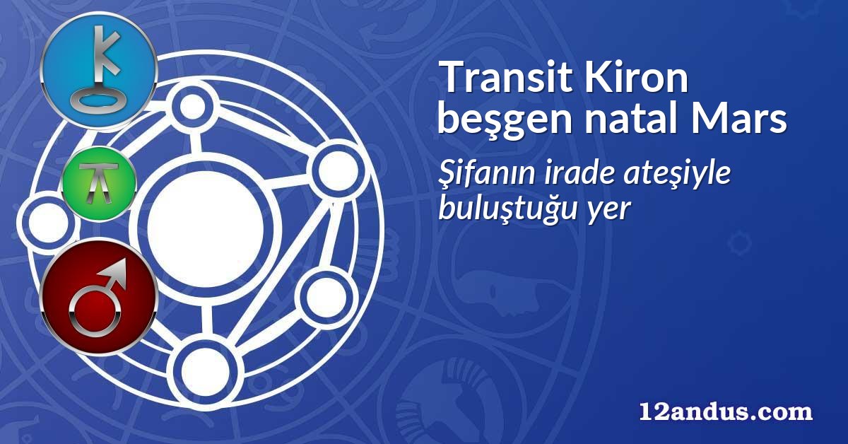 Transit Kiron beşgen natal Mars