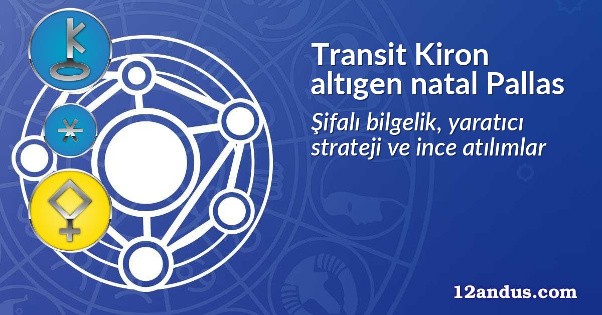 Transit Kiron altıgen natal Pallas
