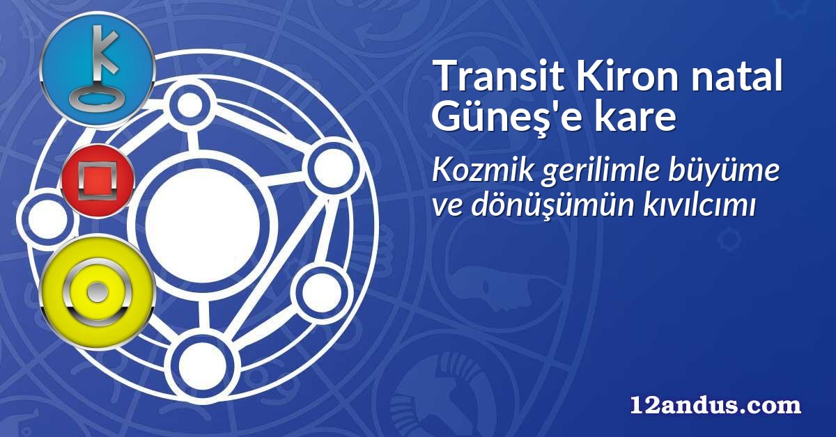 Transit Kiron natal Güneş'e kare